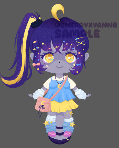 Chibi for cherryxyanna practice - Feb 2023